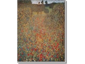 Klimt : Prado con amapolas