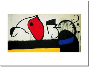 Miró: Mujer con Tres Pelos 60x80 (33053)