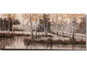 Bosque nevado 150x60